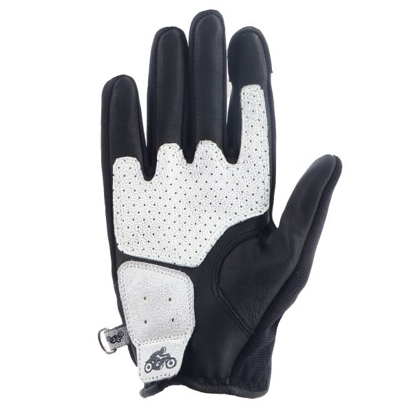 Helstons Duna Lady Summer 4Ways Leather Noir Blanc