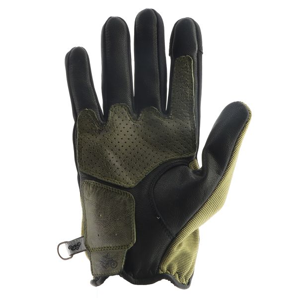 Helstons Dune Summer 4Ways Leather Kaki Noir