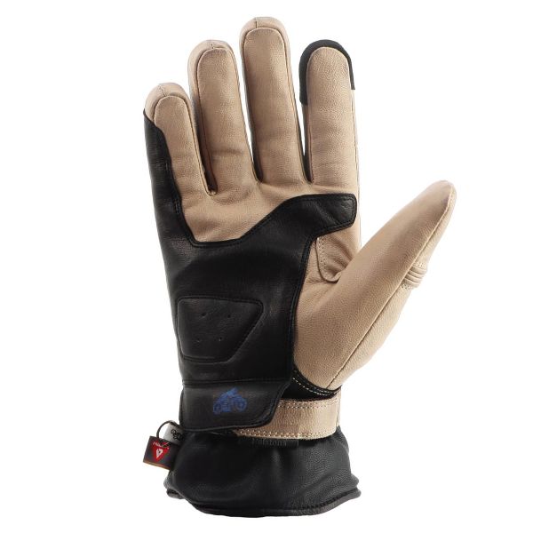 Helstons Fender Chauffant Leather Beige Black