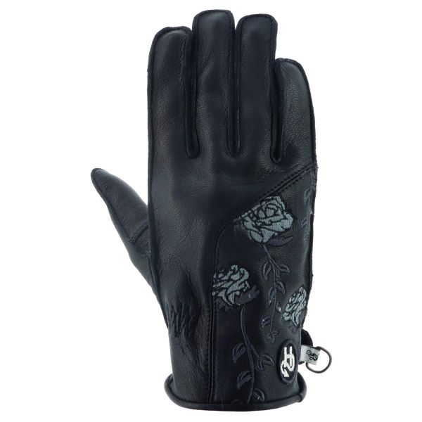 Gants Moto Helstons Flower Summer Black Gants Moto Helstons Flower Summer Black