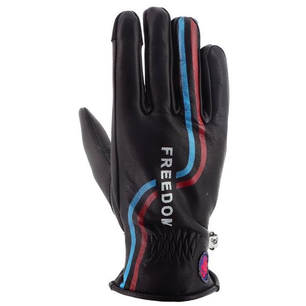 Gants Moto Helstons Freedom Lady Summer Black Blue Red