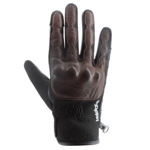 Gants Moto Helstons Go Summer Black Brown