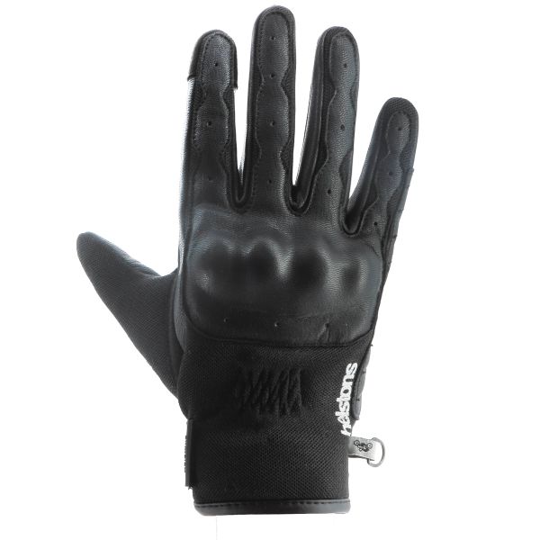 Gants Moto Helstons Go Summer Black Black Gants Moto Helstons Go Summer Black Black