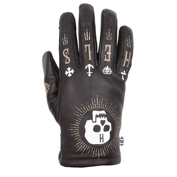 Gants Moto Helstons Grafic Winter Lady Black