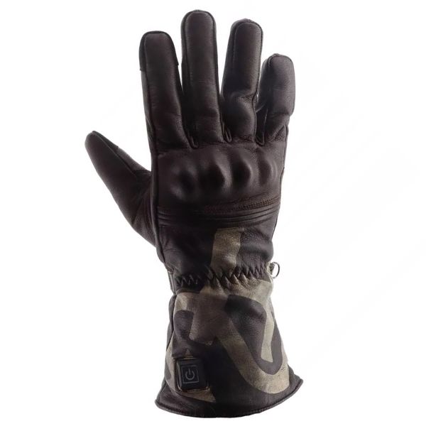 Gants Moto Helstons Harry Chauffant Leather Choco