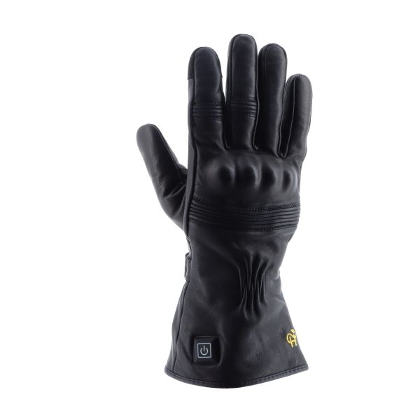 Gants Moto Helstons Harry Evo Chauffant Leather Black