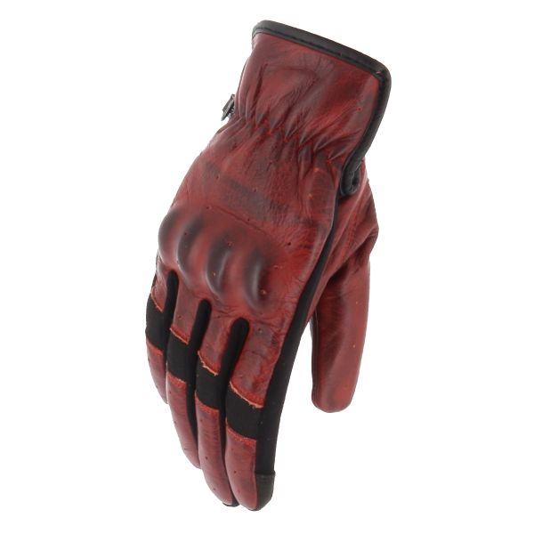 Gants Moto Helstons Holy Summer Girl Red Black