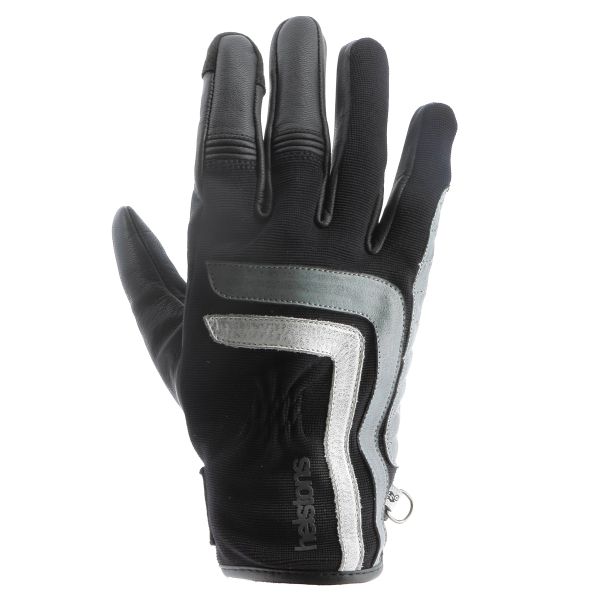 Gants Moto Helstons Jeff Summer Black Grey White