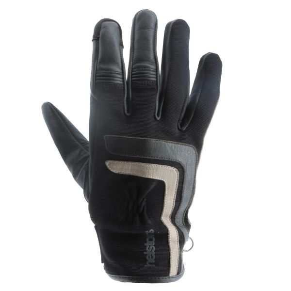 Gants Moto Helstons Jeff Summer Black Kaki Beige