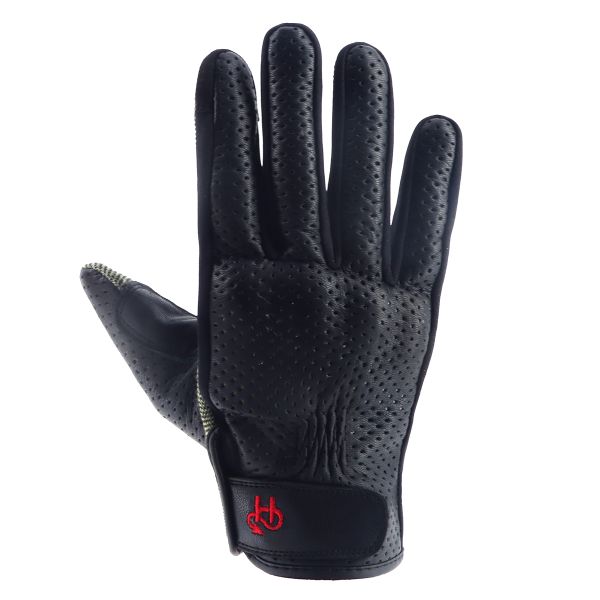 Gants Moto Helstons Leader Air Summer Leather Noir