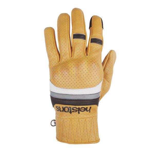 Gants Moto Helstons Mora Air Summer Gold White