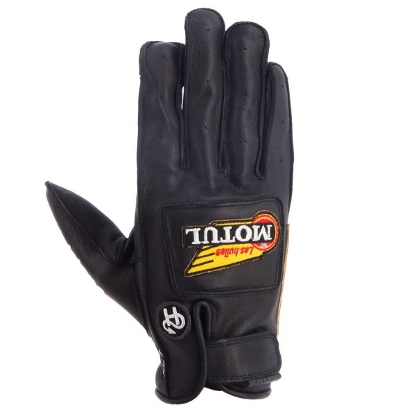 Gants Moto Helstons Motul Oil Summer Leather Black