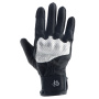 Gants Moto Helstons Neo Air Summer Leather Noir Blanc
