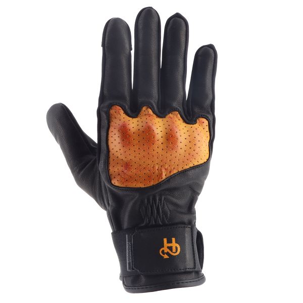 Gants Moto Helstons Neo Air Summer Leather Noir Or