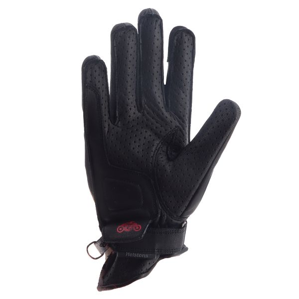 Helstons Rody Air Lady Summer Leather Noir Orange Rouge