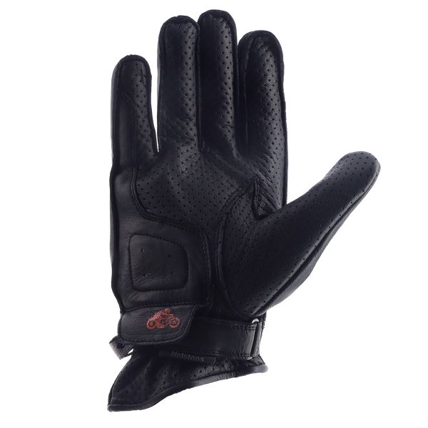 Helstons Rod Air Summer Leather Noir Orange