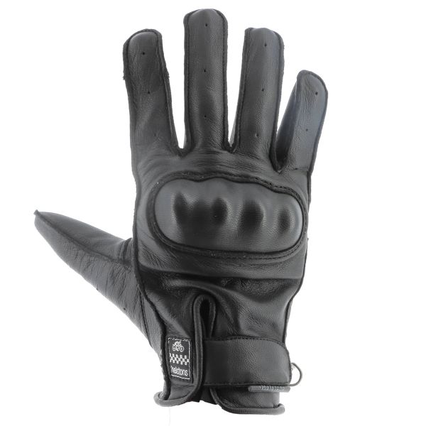 Gants Moto Helstons Roko Black Black Gants Moto Helstons Roko Black Black