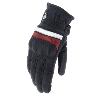 Gants Moto Helstons Rush Air Summer Black White Red