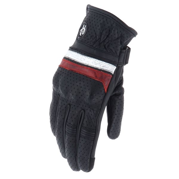 Gants Moto Helstons Rush Air Summer Black White Red