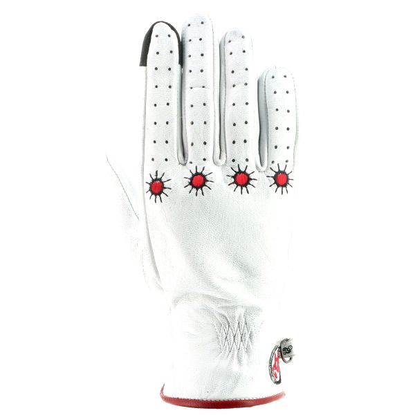 Gants Moto Helstons Shine Summer White
