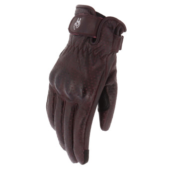 Gants Moto Helstons Ska Air Summer Girl Burgundy Black