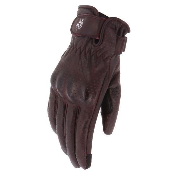 Gants Moto Helstons Ska Air Summer Girl Burgundy Black