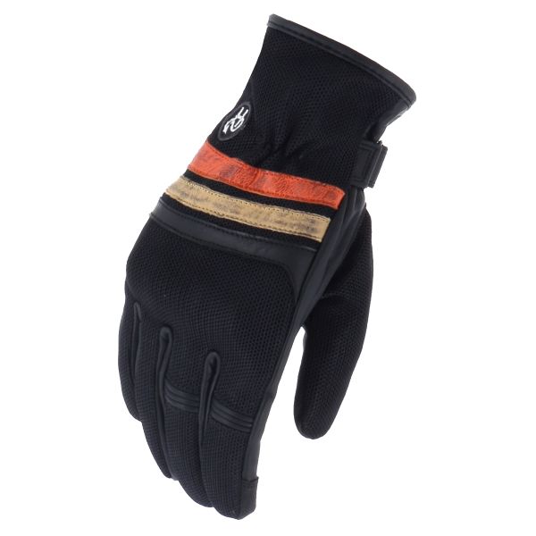Gants Moto Helstons Skyline Air Mesh Black Beige Orange