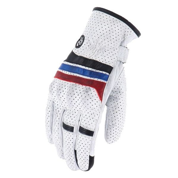 Gants Moto Helstons Skyline Air White Black Blue Red