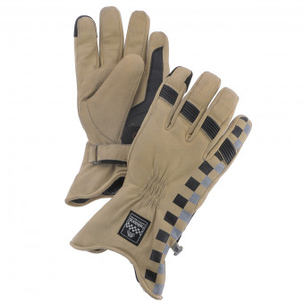 Gants Moto Helstons Steve Winter Beige Black Gants Moto Helstons Steve Winter Beige Black