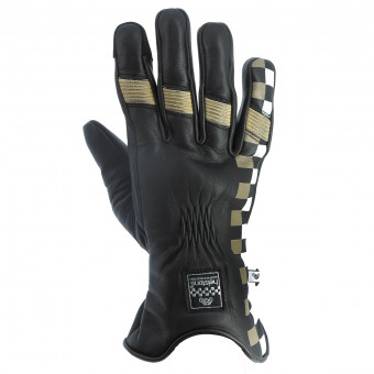Gants Moto Helstons Steve Winter Black Beige Gants Moto Helstons Steve Winter Black Beige