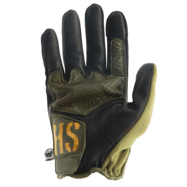 Helstons Thunderbolt Summer 4Ways Leather Kaki Noir