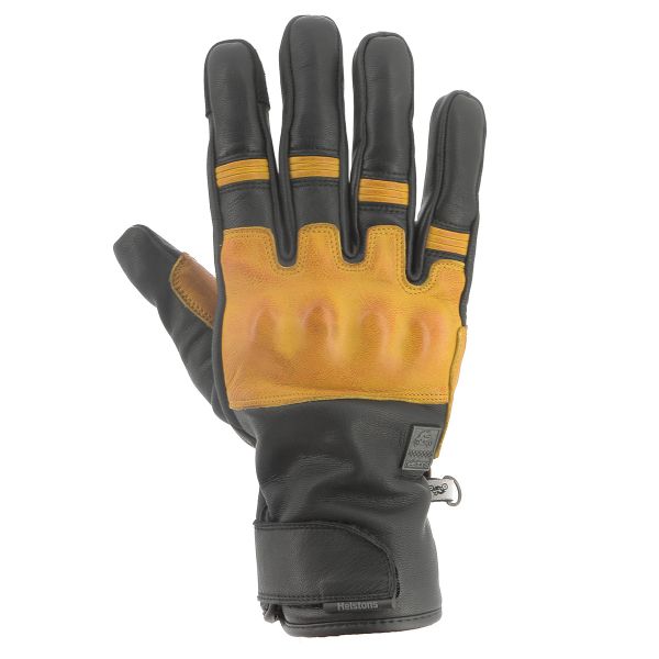 Gants Moto Helstons Whislay Winter Black Gold Gants Moto Helstons Whislay Winter Black Gold