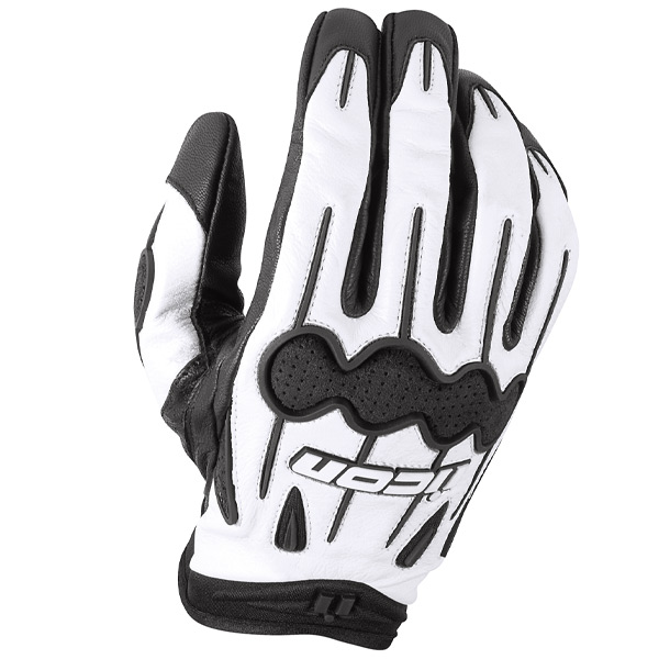 Gants Moto ICON Arc White
