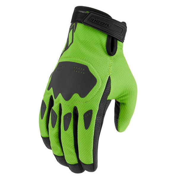 Gants Moto ICON Hooligan CE Glove Green