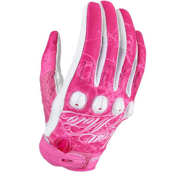 Gants Moto ICON Sub Street Angel Pink