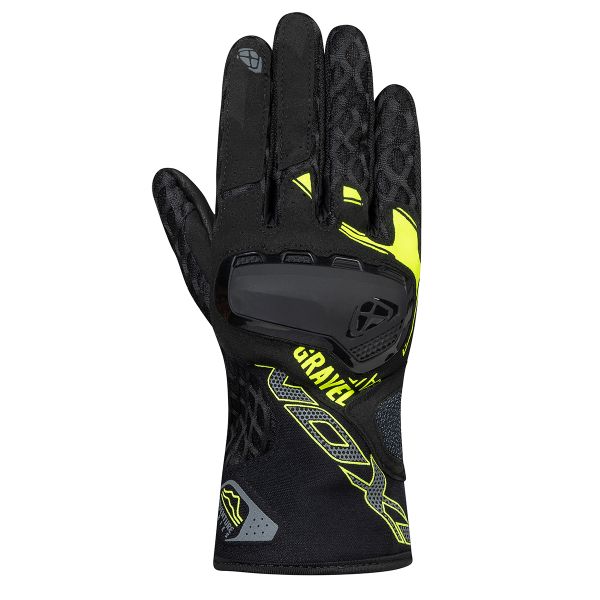 Gants Moto Ixon Gravel Air Black Bright Yellow Gants Moto Ixon Gravel Air Black Bright Yellow