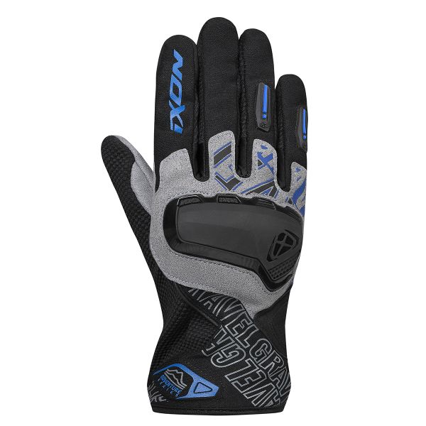 Gants Moto Ixon Gravel Black Grey Blue