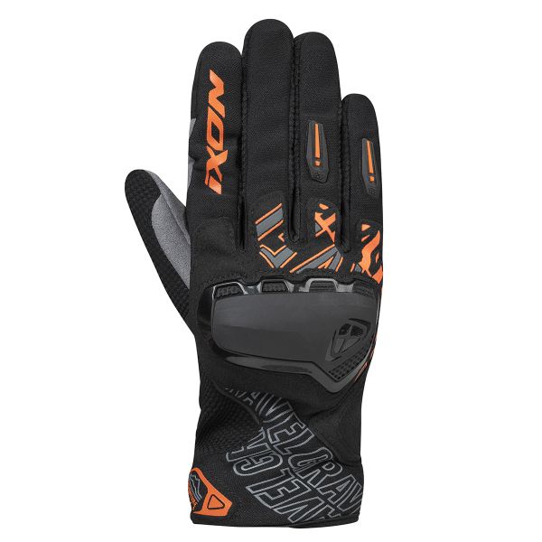 Gants Moto Ixon Gravel Black Orange