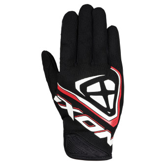 Gants Moto Ixon Hurricane CE Black White Red