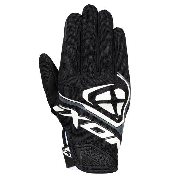 Gants Moto Ixon Hurricane CE Black White