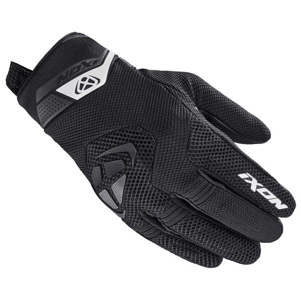 Gants Moto Ixon Mig 2 Airflow Black White