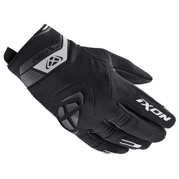 Gants Moto Ixon Mig 2 L Black White Gants Moto Ixon Mig 2 L Black White