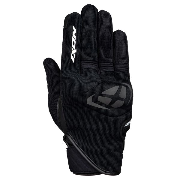Gants Moto Ixon Mig Black White Gants Moto Ixon Mig Black White