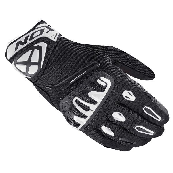 Gants Moto Ixon Mirage Air Black White Gants Moto Ixon Mirage Air Black White