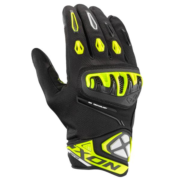 Gants Moto Ixon Mirage Air Black Yellow Gants Moto Ixon Mirage Air Black Yellow