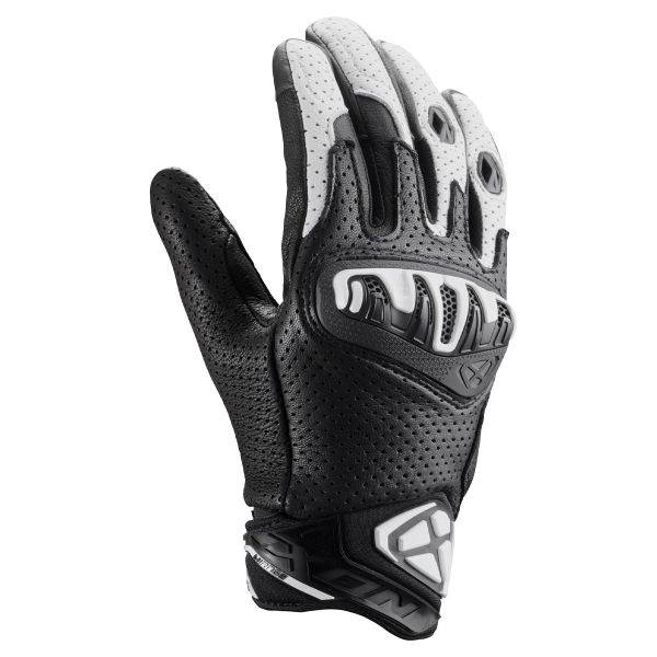 Gants Moto Ixon Mirage Leather Black White