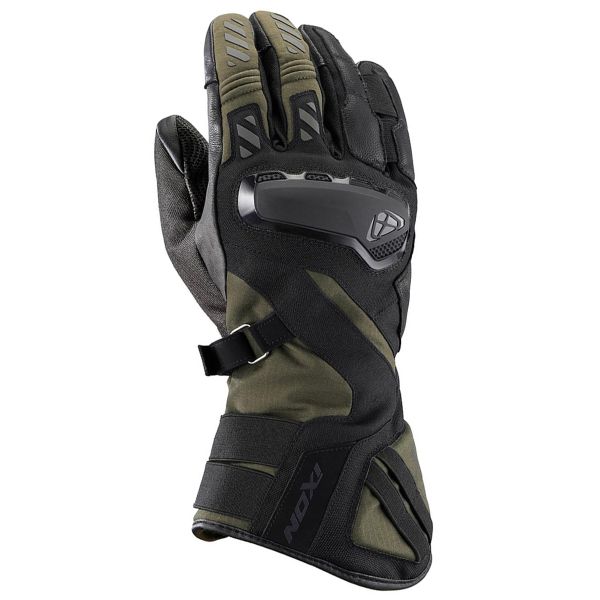 Gants Moto Ixon Ms Drakkar Black Kaki