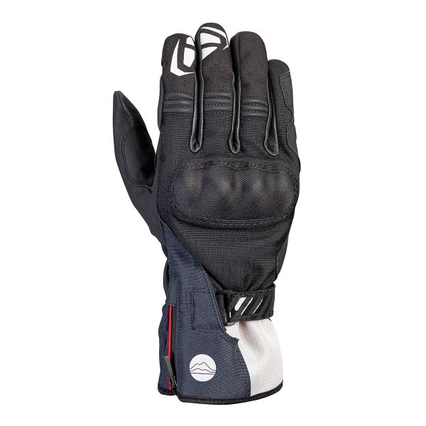 Gants Moto Ixon Ms Loki Black Grege Blue