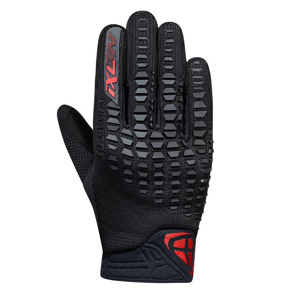 Gants Moto Ixon Oregon Black Bright Red