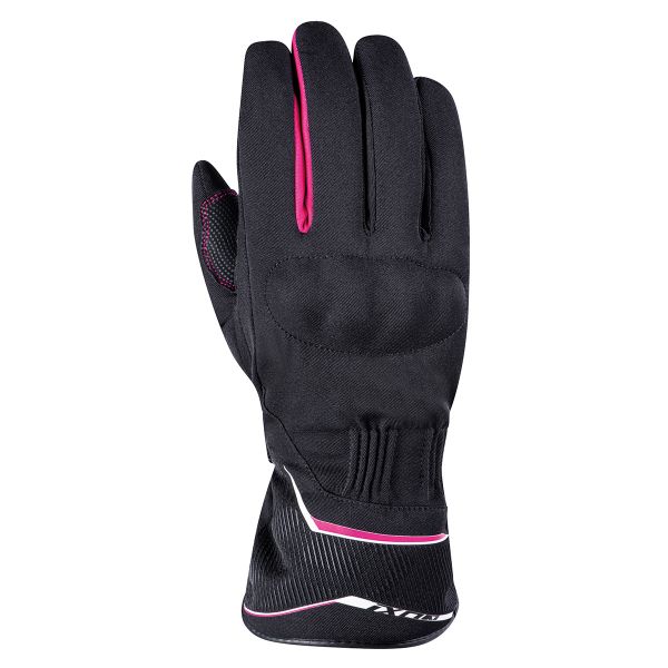 Gants Moto Ixon Pro Globe Lady Black Fushia